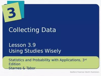 Collecting Data Lesson  3.9