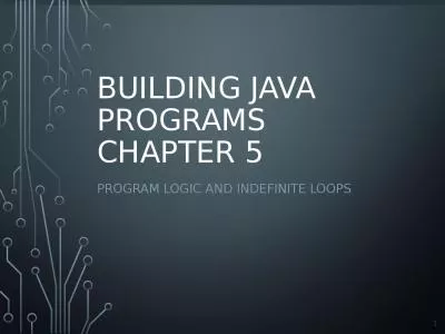 Building Java Programs Chapter 5