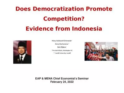 Does Democratization Promote Competition?