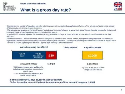 Gross Day Rate Definition
