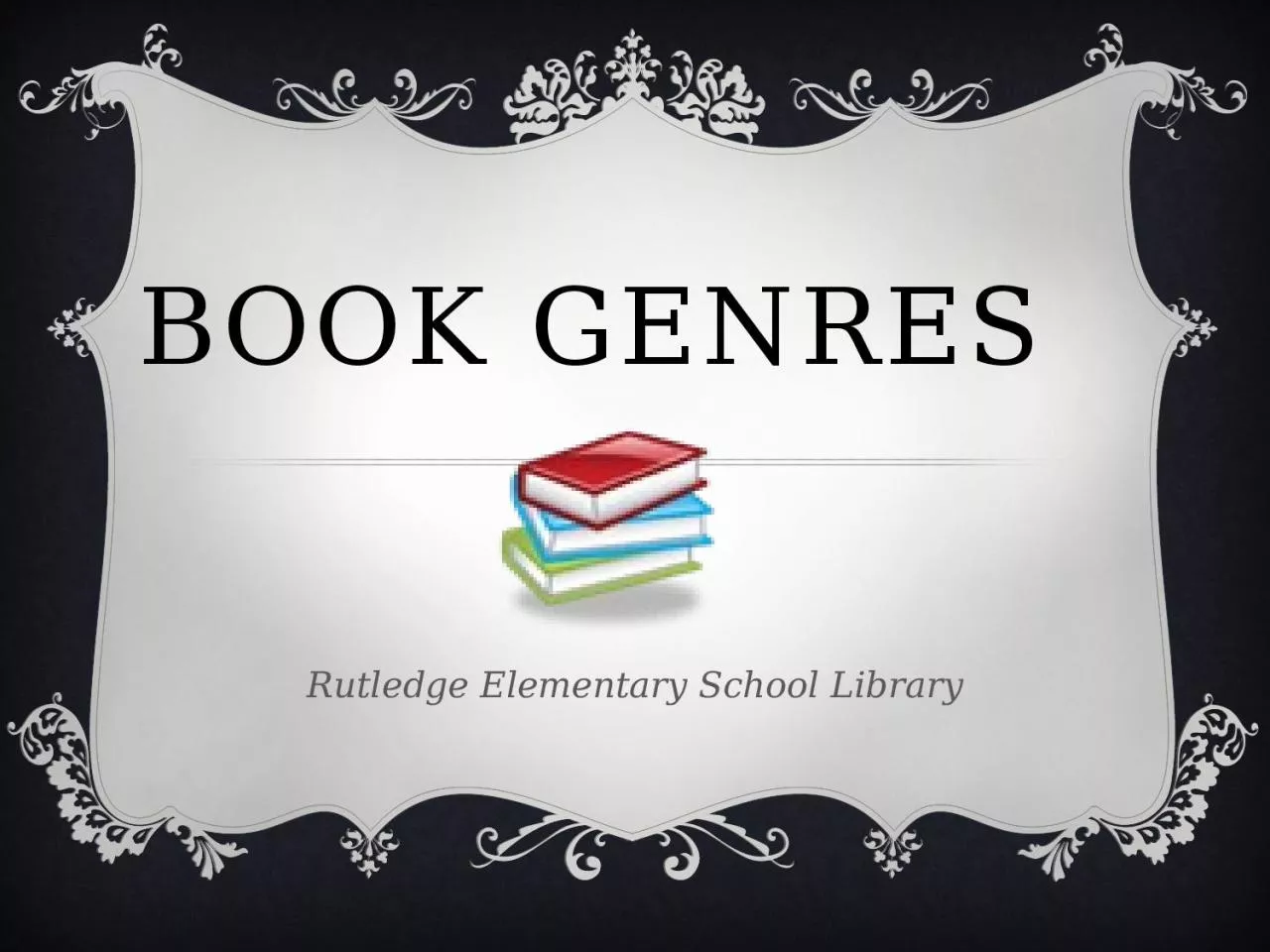 Book Genres   Rutledge Elementary School Library
