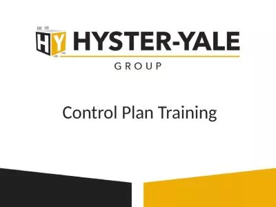 Control Plan Training  Page