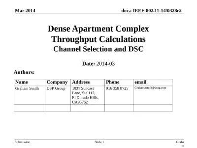 Dense Apartment Complex Throughput