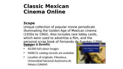 Classic  Mexican  Cinema Online