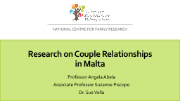 PPT-Research on Couple Relationships