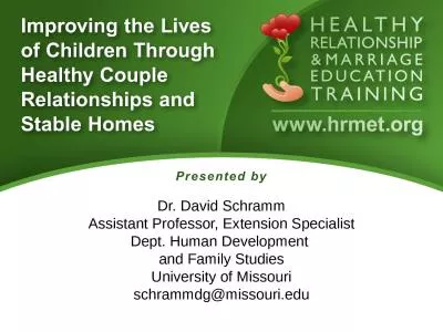 Dr. David Schramm Assistant Professor, Extension Specialist