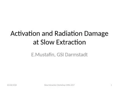 Activation   and  Radiation