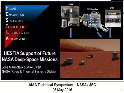 AIAA Technical Symposium – NASA / JSC