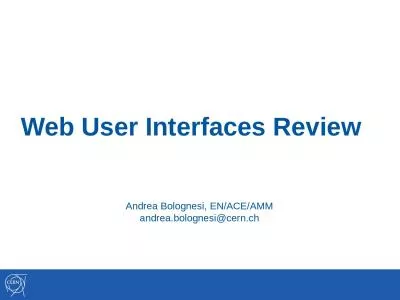 Web User Interfaces Review