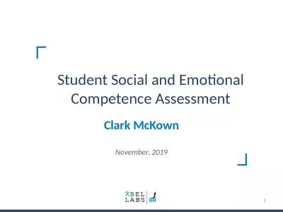 Student Social and Emotional Competence Assessment