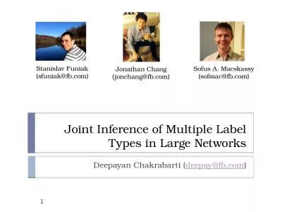 Joint Inference of Multiple Label Types in Large Networks