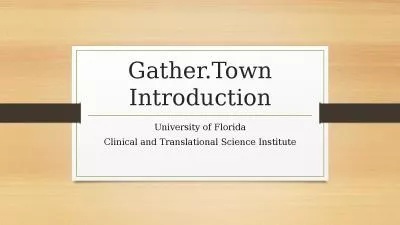 Gather.Town Introduction