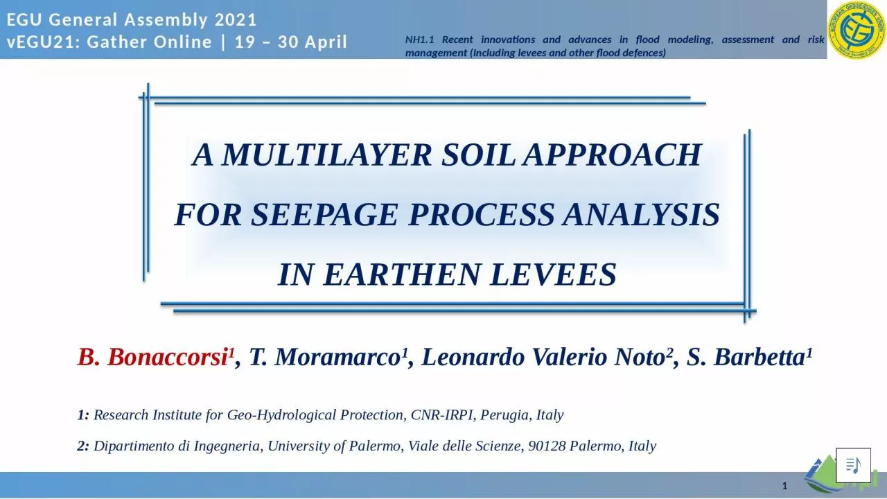 PPT-A multilayer soil approach for seepage process analysis in earthen levees