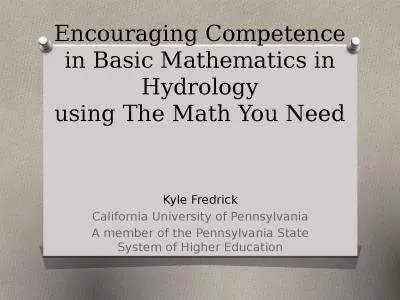 Encouraging Competence in Basic Mathematics in