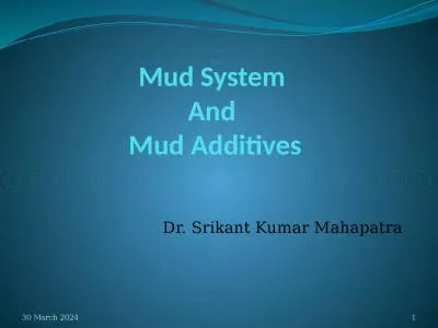 Mud System  And  Mud Additives