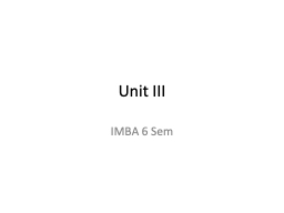Unit III IMBA 6  Sem Consumer Motivation