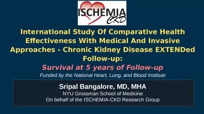 International Study Of Comparative Health Effectiveness With Medical And Invasive Approaches