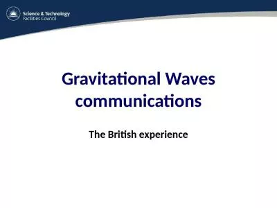 Gravitational Waves communications