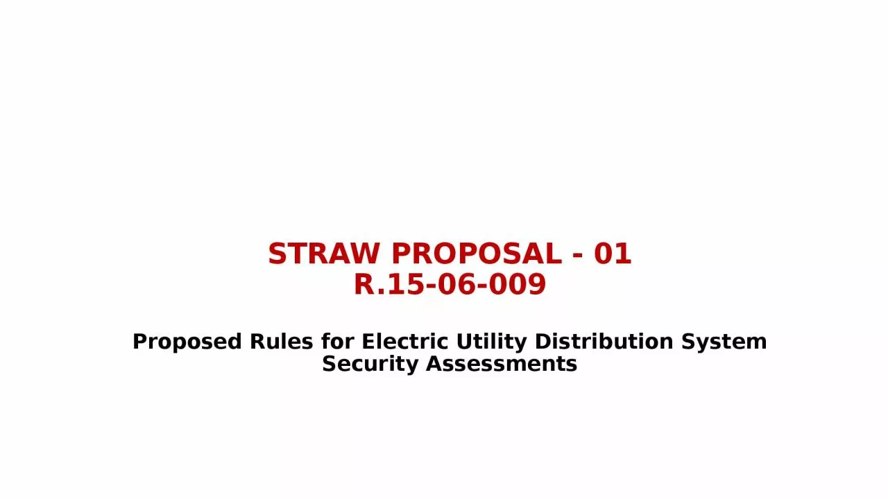 PPT-STRAW PROPOSAL - 01 R.15-06-009