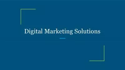 Digital Marketing Solutions