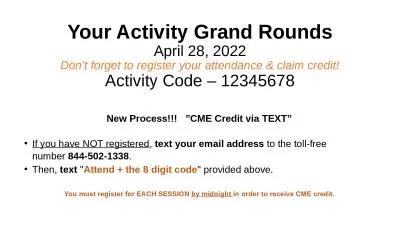 Your Activity  Grand Rounds