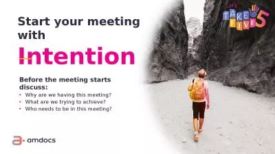 Start your meeting with