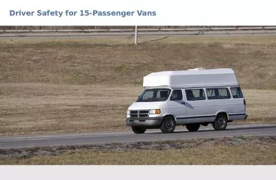 Driver Safety for 15-Passenger Vans