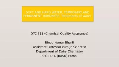 DTC-311 (Chemical Quality Assurance)
