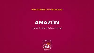 Loyola Business Prime Account