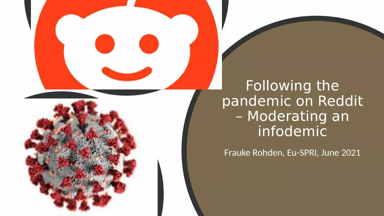 PPT-Following the pandemic on Reddit – Moderating an