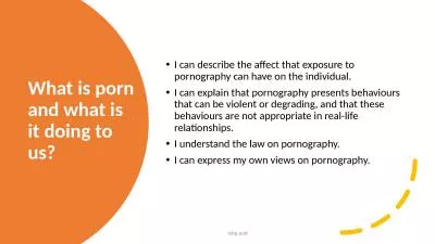 What is porn and what is it doing to us?