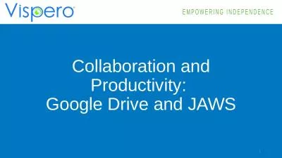 Collaboration and Productivity: