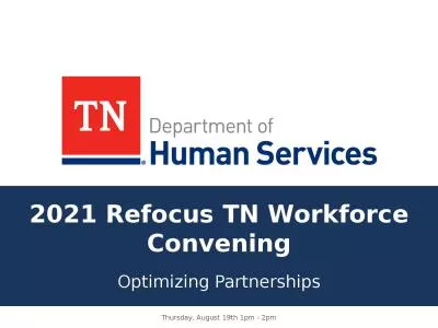 2021 Refocus TN Workforce Convening