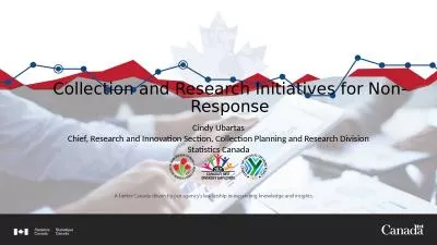 Collection and Research Initiatives for Non-Response