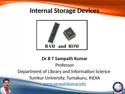 Dr  B T  Sampath  Kumar Professor