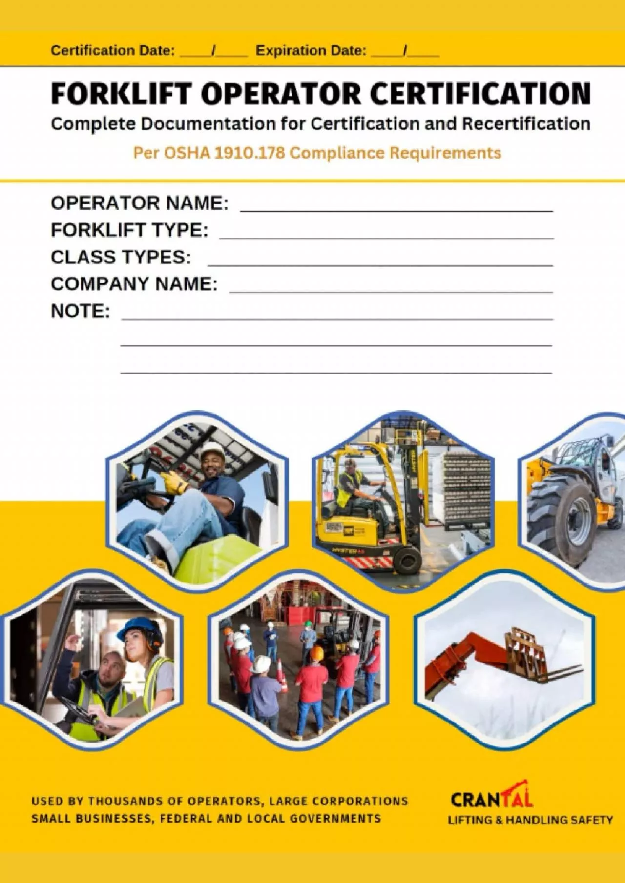 PDF-[EBOOK] Forklift Operator Certification and Recertification: 2023 All you need to meet