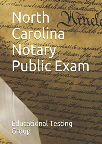 [READ] North Carolina Notary Public Exam