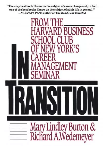 [EBOOK] In Transition: From the Harvard Business School Club of New York\'s Career Management Seminar