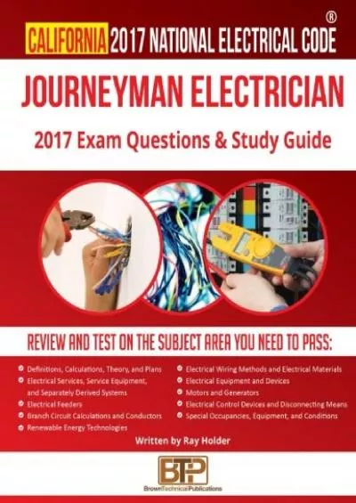 [READ] California 2017 Journeyman Electrician Study Guide
