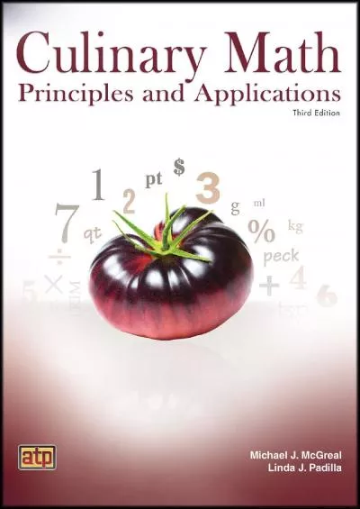 [EBOOK] Culinary Math Principles and Applications