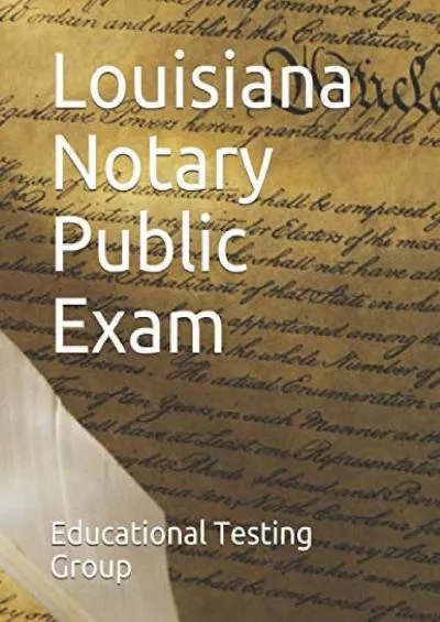 [DOWNLOAD] Louisiana Notary Public Exam