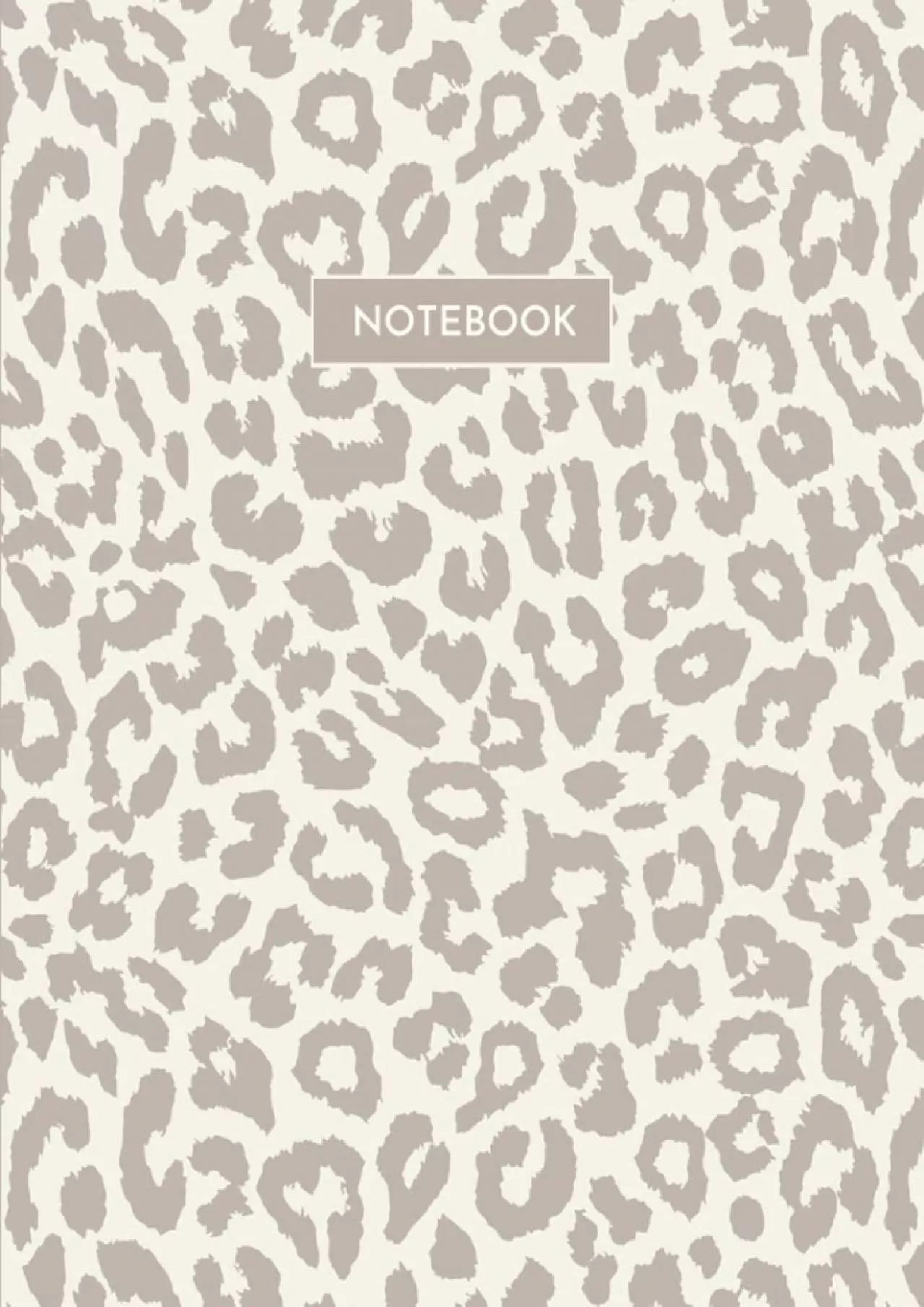 [READ] Leopard College Ruled Notebook - Grey Leopard Print Composition Notebook - 8.5