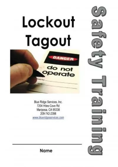 [DOWNLOAD] Lockout Tag Out - Student Manual