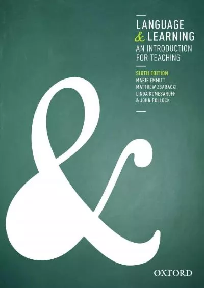 [EBOOK] Language and Learning: An Introduction for Teaching