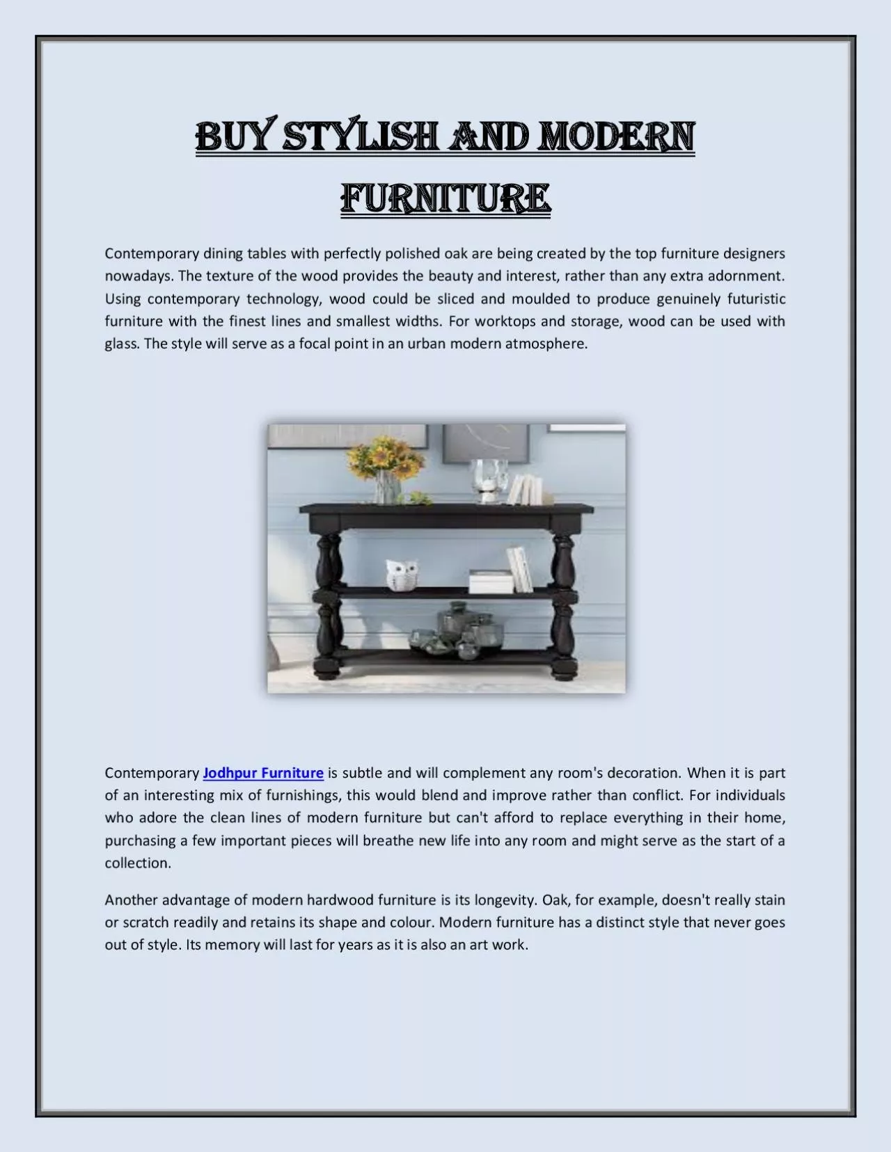 PDF-Buy Stylish and Modern Furniture