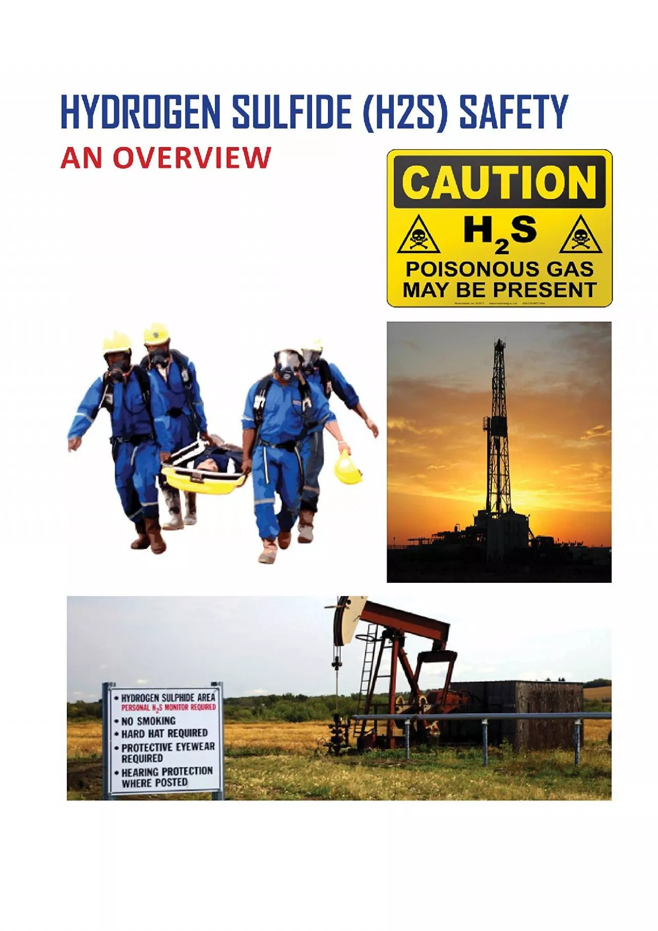 PDF-[READ] Hydrogen Sulfide H2S Safety: An overview Health and Safety at Work