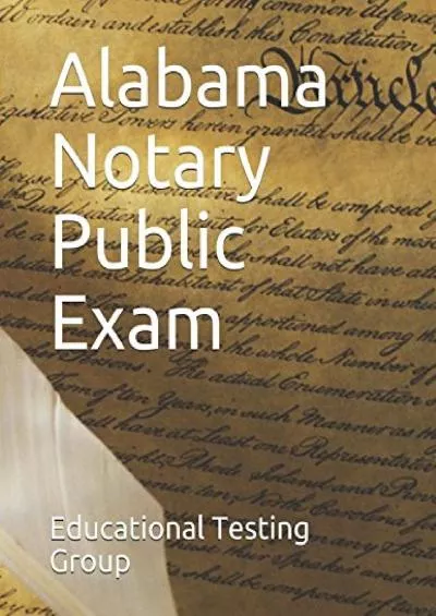 [READ] Alabama Notary Public Exam