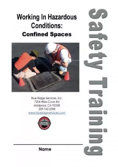 [DOWNLOAD] Confined Space - Student Manual