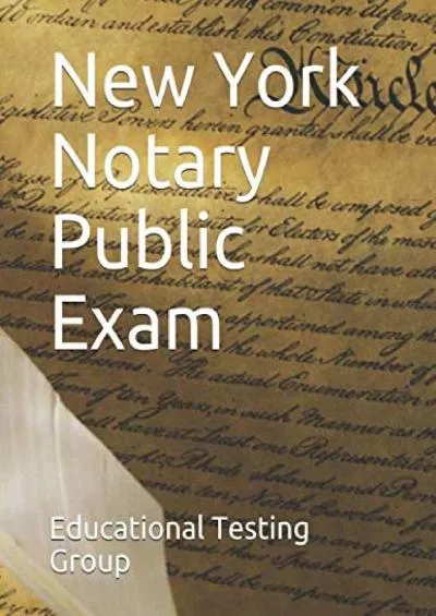 [DOWNLOAD] New York Notary Public Exam