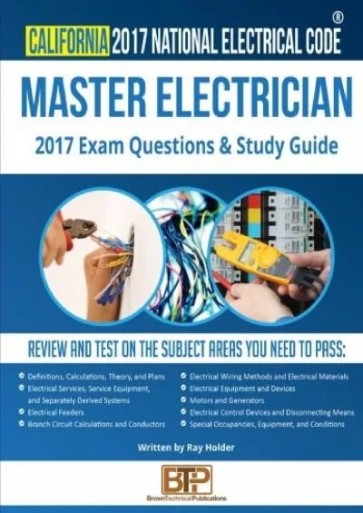 [DOWNLOAD] California 2017 Master Electrician Study Guide